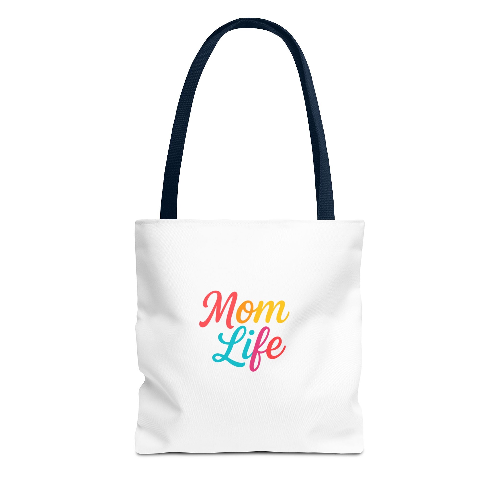 Mom Life Tote Bag — Colorful Script Mom Life Canvas Tote, Mother’s Day Gift